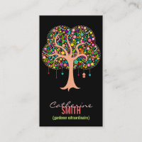 Arbre lunatique - cartes de visite (verticaux)