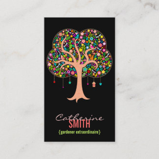 Arbre lunatique - cartes de visite (verticaux)