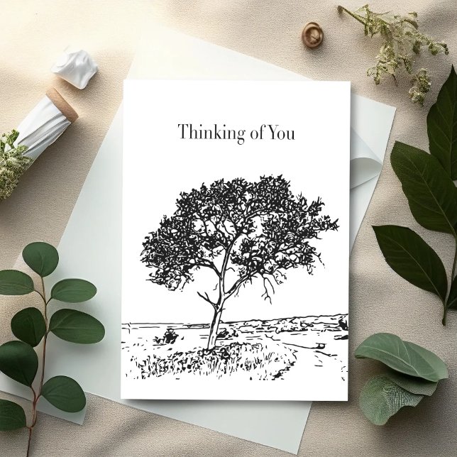Arbre Minimal — Carte de sympathie (Créateur téléchargé)