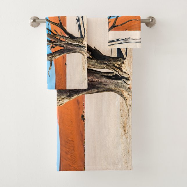 Arbre mort à Deadvlei, Namibie (En situation)