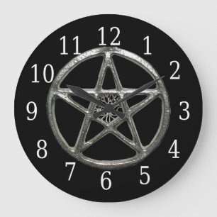 Arbre Pentacle De La Vie Horloge Ronde