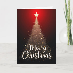 Arbre scintillant – Carte de Noël joyeux