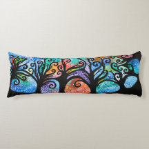 Arbre silhouette coussin