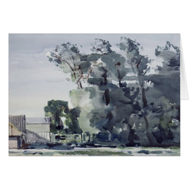 Arbres - aube (Devant horizontal)