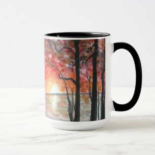 Arbres de chute grande 15 onces. Tasse de café