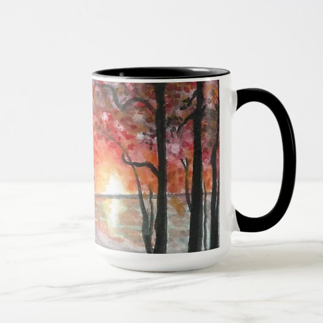 Arbres de chute grande 15 onces. Tasse de café (Droite)