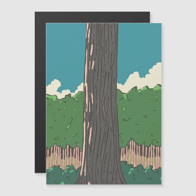 Arbres de la forêt japonaise (Devant / Derrière)