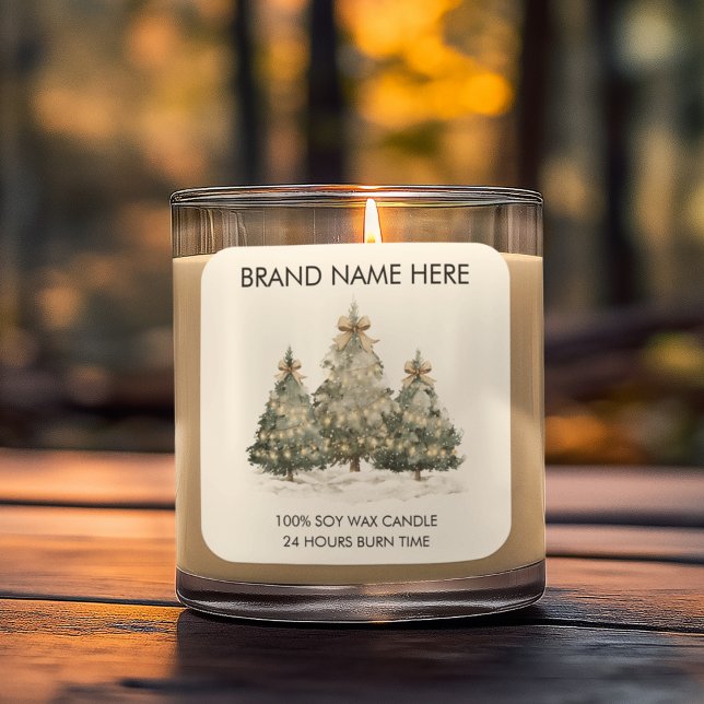 Arbres de Noël Festifs | Étiquettes de Bougies Mod (Créateur téléchargé)