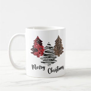 Arbres de Noël Joyeux café de Noël Mug