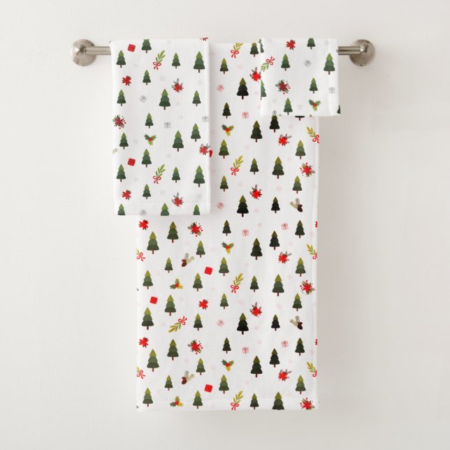 Arbres de Noël, Mistletoe & Cadeaux (En situation)