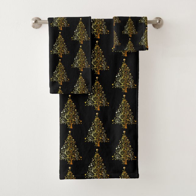 Arbres de vacances Black & Gold (En situation)