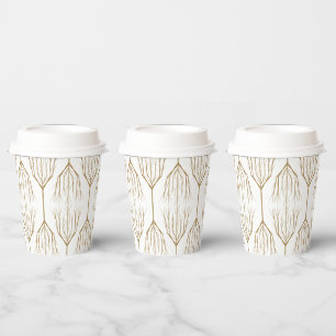 Arbres d'hiver 8 oz. Gobelets en papier