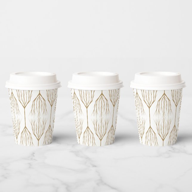 Arbres d'hiver 8 oz. Gobelets en papier (Multi)