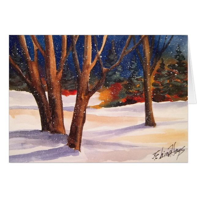 Arbres d'hiver de Milou (Devant Horizontal)