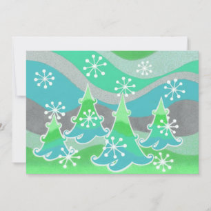 Arbres d'hiver Invitation verte