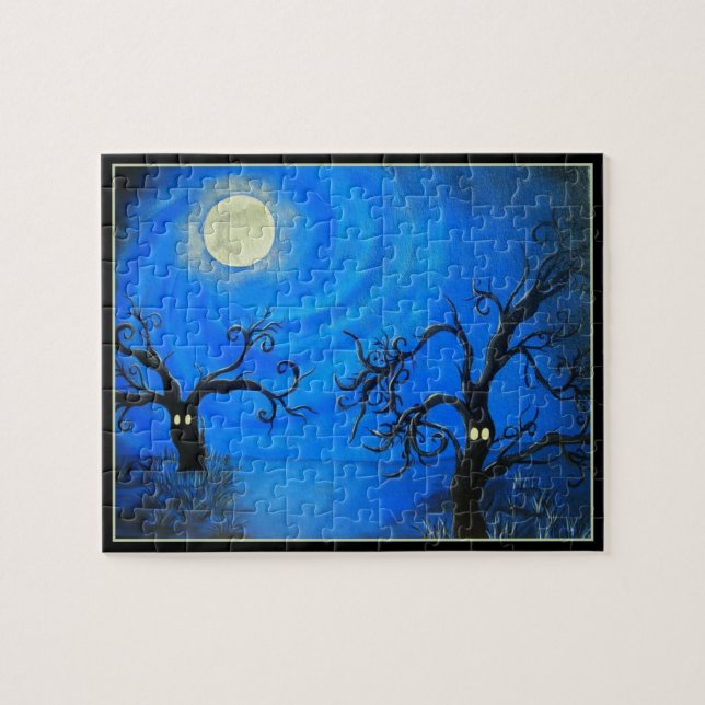 Arbres effrayants - Puzzle (Horizontal)