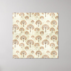 Arbres en toile étirée d'automne