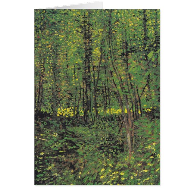 Arbres et broussaille par Van Gogh (Devant)