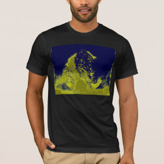 Arbres et nuit de Pleine lune - T-shirt Vintage