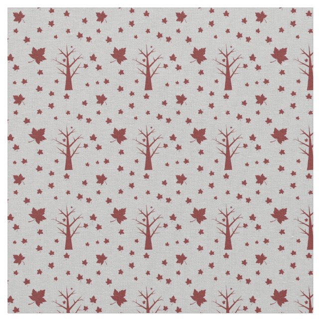 Arbres et tissu Motif Feuille (Fermer)