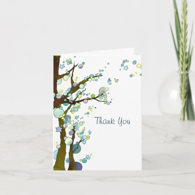 Arbres forestiers Merci Mariage blanc (Devant)