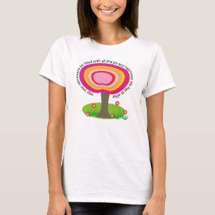 Arbres retirés lunatiques de T-shirt de professeu