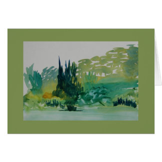 Arbres verts dans Corbières