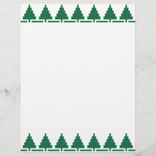 Arbres verts de Noël motif