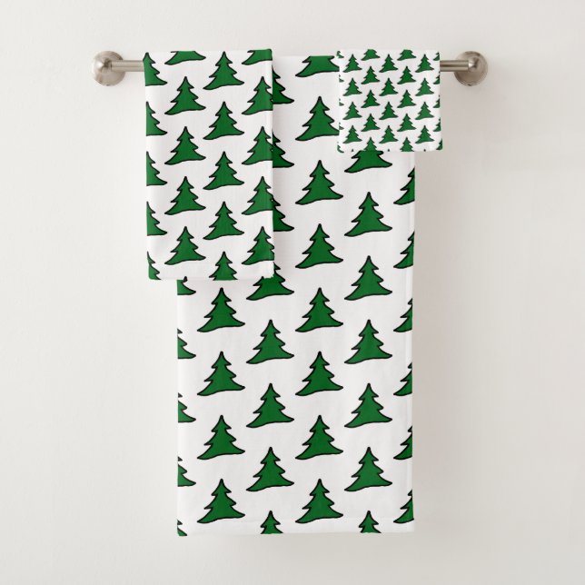 Arbres verts personnalisables (En situation)