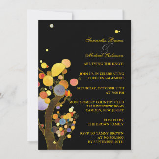 Arbres Whimsical : Invitations Fiançailles