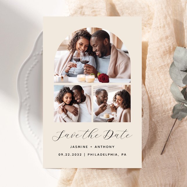 Arc budgétaire 3-Photo Collage Beige Enregistrer l (Créateur téléchargé)