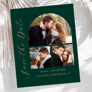 Arc budgétaire 3-Photo Collage vert Enregistrer la