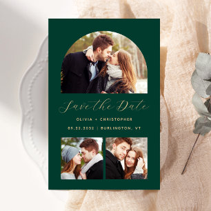 Arc budgétaire 3-Photo Collage vert Enregistrer la