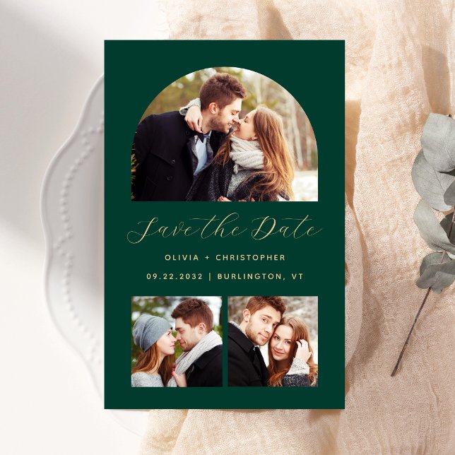 Arc budgétaire 3-Photo Collage vert Enregistrer la (Créateur téléchargé)