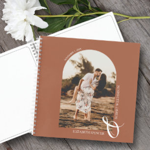 Arc de Photo Moderne Terracotta Mariage Livre d'in