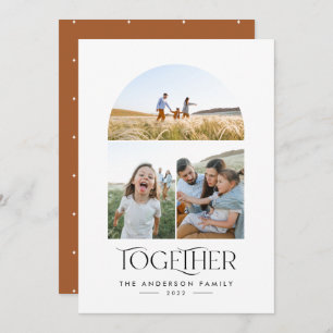 Arc de rouille photo moderne 3 ensemble typographi