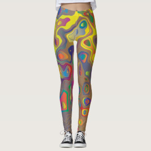 Arc en arc-en-ciel l'eau goutte leggings