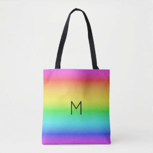 Arc en arc-en-ciel - Sacs monogrammes personnalisé