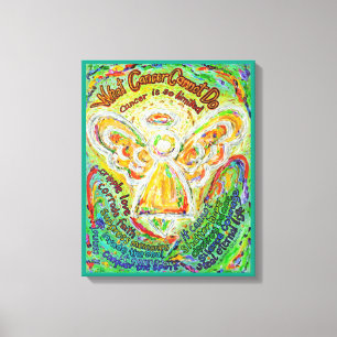 Arc-en-ciel Ange Cancer ne peut pas poème Toile Im