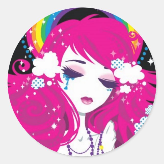 arc-en-ciel - autocollant (Devant)