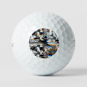 Arc-en-ciel balles de golf