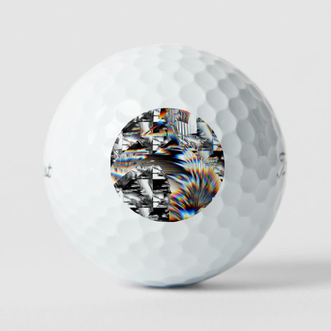 Arc-en-ciel balles de golf (Recto)