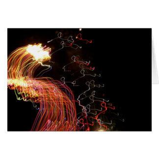 Arc-en-ciel de carte légère