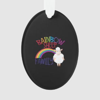 Arc-en-ciel de famille | Cadeau de mouton coloré
