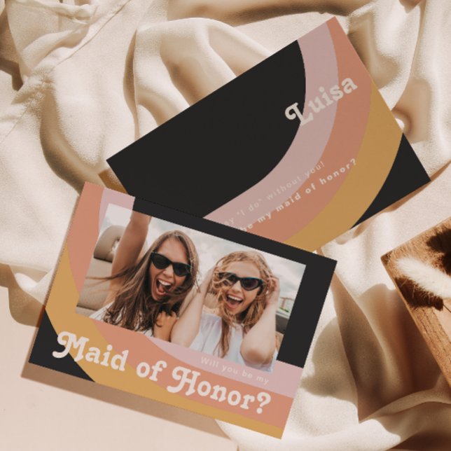 Arc-en-ciel des années 70 | Carte d'honneur de la  (Créateur téléchargé)