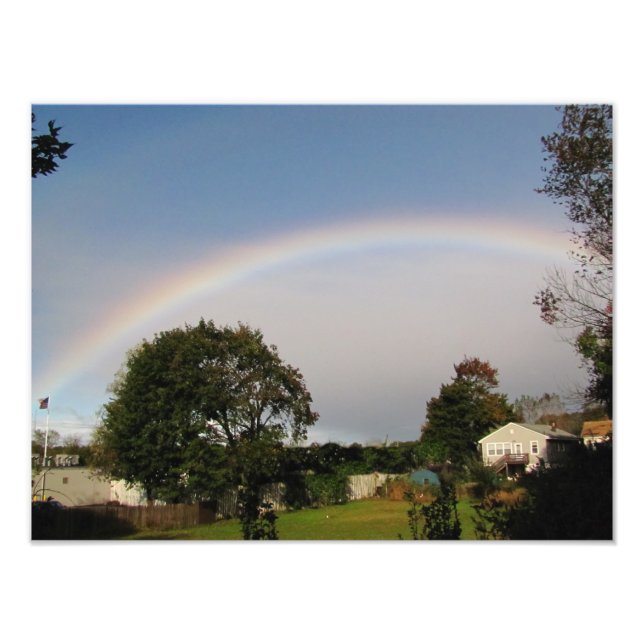 Arc-en-ciel du matin ~ Photo (Devant)