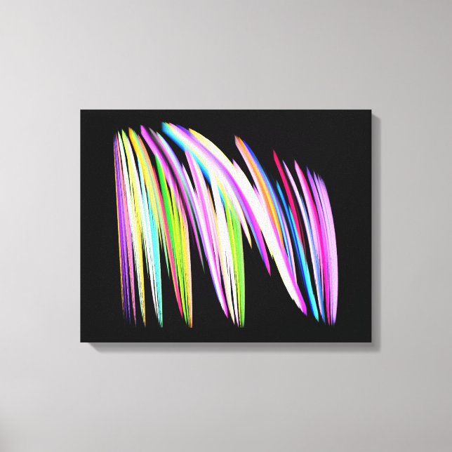Arc-en-ciel en toile enveloppée (Recto)