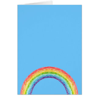 Arc en ciel et ciel bleu