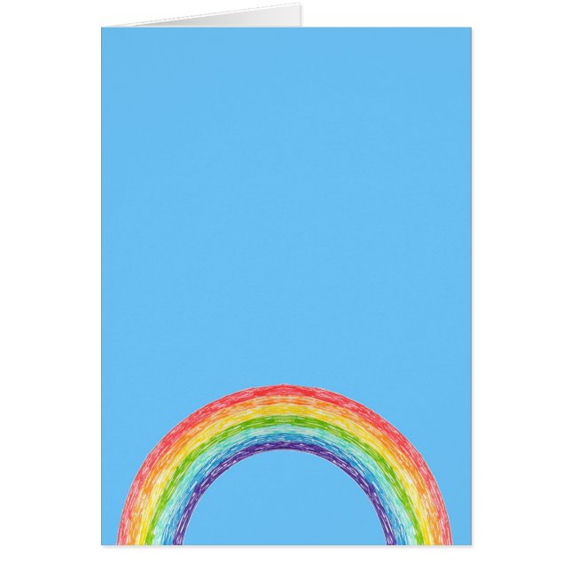 Arc en ciel et ciel bleu (Devant)
