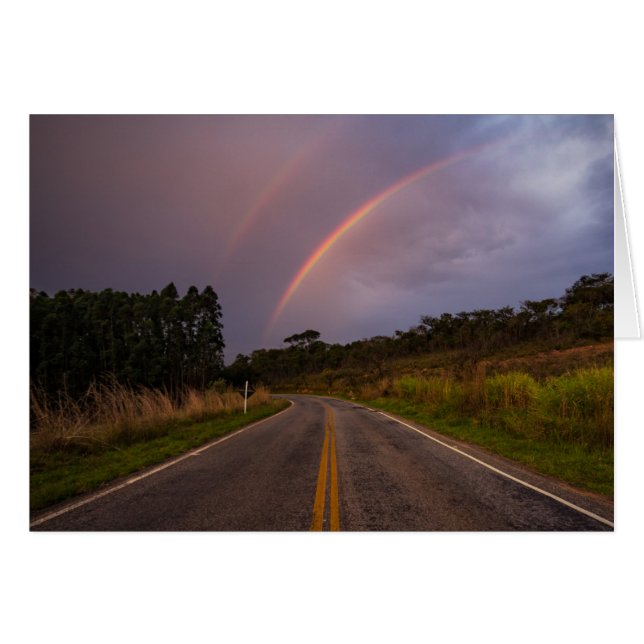 Arc En Ciel Et Route (Devant horizontal)